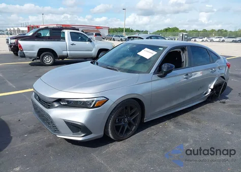 2022 Honda Civic Sport из США, поврежденный, VIN 2HGFE2F54NH525576